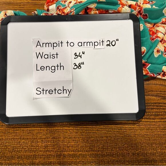 Olivia Matthews Floral Short Sleeve knee length casual dress size Large - Picture 6 of 10